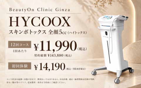 ビューティーオンクリニック銀座｜美容皮膚科・美容医療 :: HYCOOX
